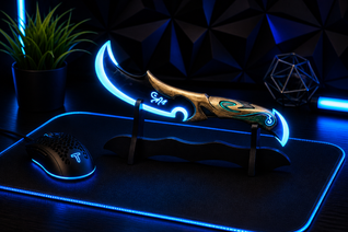 Collector-grade LED Luna Dagger Inspired