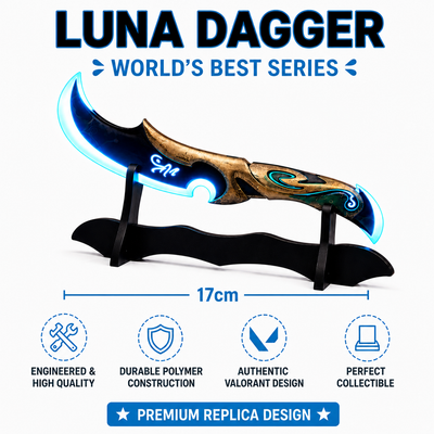 Collector-grade LED Luna Dagger Inspired