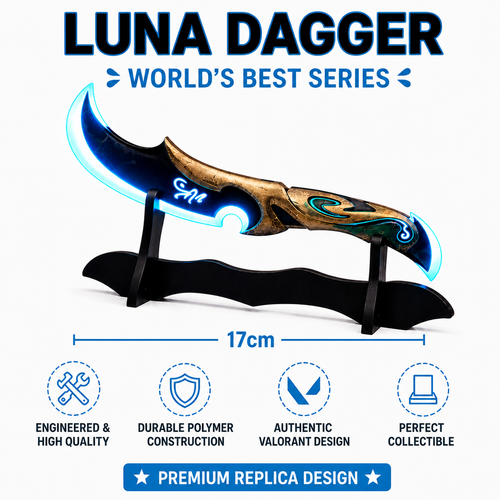Collector-grade LED Luna Dagger Inspired