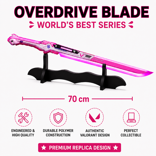 Collector-grade LED Overdrive Blade Inspired