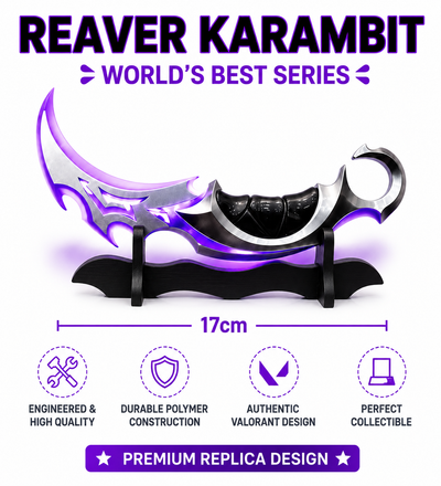 Collector-grade LED Reaver Karambit Inspired
