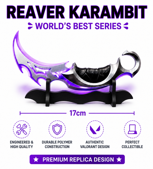 Collector-grade LED Reaver Karambit Inspired